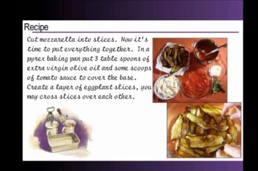 Cooking Tours of Italy: Italian Recipes -  Eggplant Parmigiana with Fresh Tomato Sauce