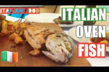 Italian food..  oven fish🐟 🐟