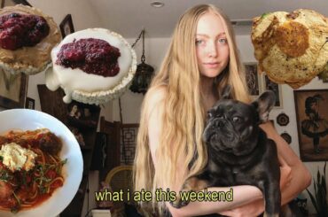 what i ate this weekend // plant based italian cuisine + vegan fried egg