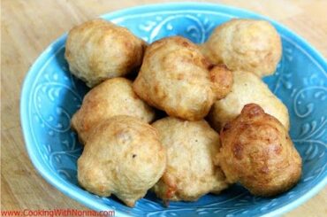 Pizze Fritte with Baccala` and Anchovies -  Rossella's Cooking with Nonna