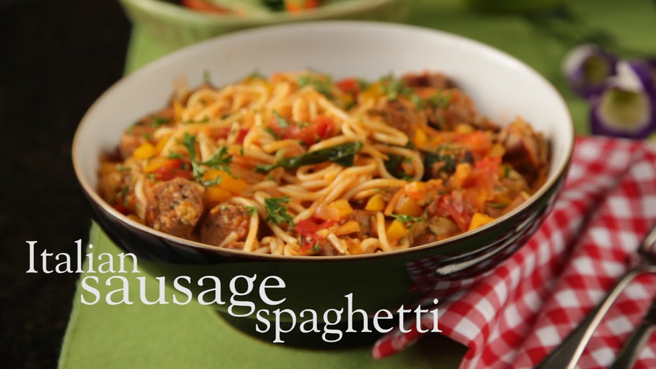 Slimming World Italian sausage spaghetti recipe Slimming World Italian sausage spaghetti recipe
