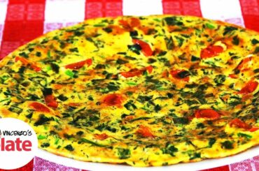 SPINACH FRITTATA RECIPE | How to make Frittata | Italian Omelette