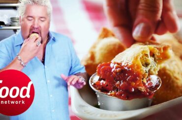 Guy Tries Delicious Traditional Food At Bruno's Little Italy | Diners, Drive-Ins & Dives