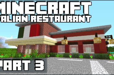 How To Make An Italian Restaurant In Minecraft - Part 3
