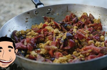 ITALIAN PEPPERS AND EGGS | Capsicum Recipes (Pipindun e Ove) | Easy Breakfast Recipes