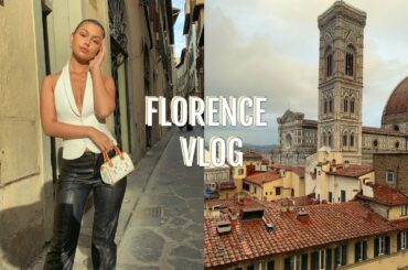 ITALY VLOG: FLORENCE | wine tasting, pasta making, + luxury outlet mall
