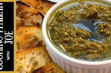 Sun Dried Tomato Pesto Dip Cooking Italian with Joe