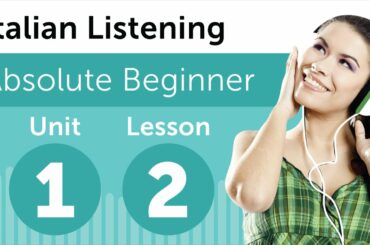 Italian Listening Comprehension - At a Restaurant in Italy