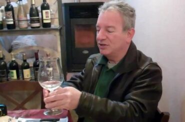 David enjoying Italian wine