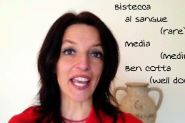 How to read an Italian menu