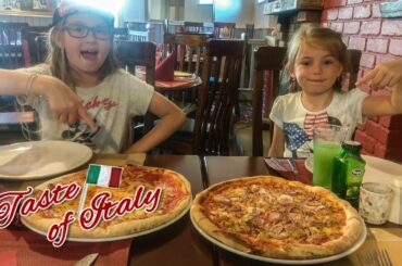 Ewa and Sonia Visit Italian Restaurant Real Italy Pizza