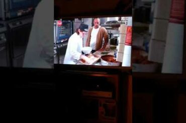 Bitch Lasagna in an italian cooking show