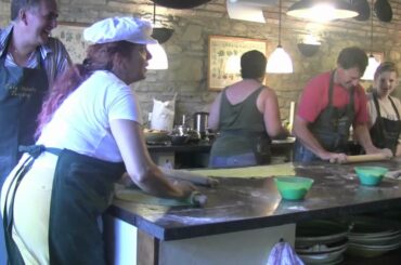 Cooking school in Italy at Casa Ombuto, Tuscany.