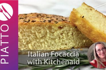 KitchenAid Mixer Bread Recipes | Italian Focaccia Bread Recipe
