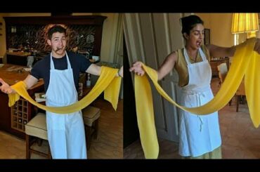 Priyanka Chopra And Nick Jonas Cooking Date Night Extravaganza In Italy | Nickyanka