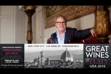 James Suckling Presents Great Wines of Italy Tour - Feb. 25, 2016 (15 sec)