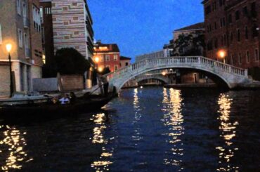 An Evening in Venice, Italy: Dining Alongside the Canal at Sunset