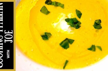How to Make Delicious Pumpkin Soup Cooking Italian with Joe