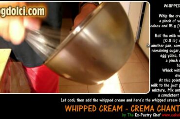Whipped Cream chantilly - Recipe from italy - ITALIAN RECIPES