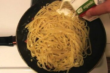 Pasta Carbonara Recipe -  Italian Food with Pancetta and Imported Cheese