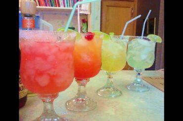 4 Margarita Recipes - Traditional, Frozen Strawberry, Italian and Tequila Sunrise - PoorMansGourmet