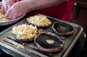 VITO'S ITALIAN CUCINA -  PORTOBELLO STUFFED MUSHROOMS w/Recipe