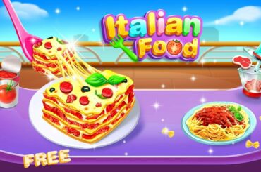 Italian Food – Cheese Lasagna Cooking & Pasta Game by FunPop