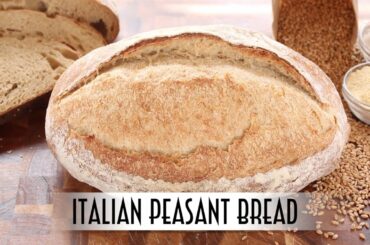 Italian Peasant Bread | Poolish Method