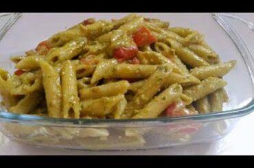 Pesto Penne Pasta Recipe |Pasta Recipes | Italian Cuisine| Food Fiestaa