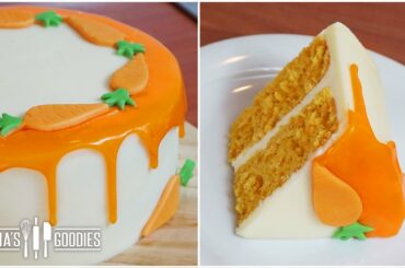 Italian Carrot Cake Recipe ( Drip Cake )