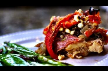 Italian Chicken Recipe - Roasted Red Peppers, Prosciutto (with Anthony Ashmore) - Italian Recipes