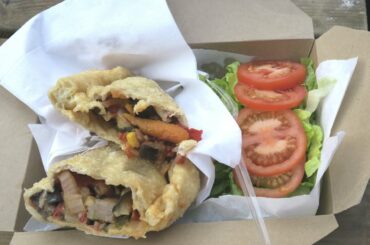 London Street Food. The Fried Panzerotto from Italy