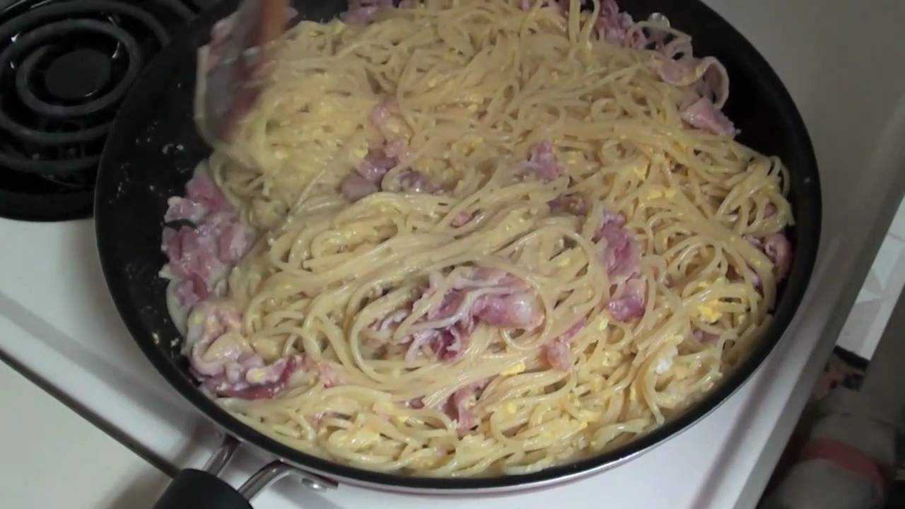 Italian Cooking – Spaghetti alla Carbonara Italian Cooking - Spaghetti alla Carbonara