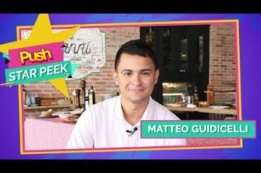 Matteo Guidicelli, ibinida ang kaniyang Italian restaurant | Push Star Peek
