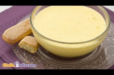 Zabaione ( liquid egg custard ) original Italian recipe