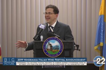 Big Picture - 2019 Vendemmia Italian Wine Festival Announcement