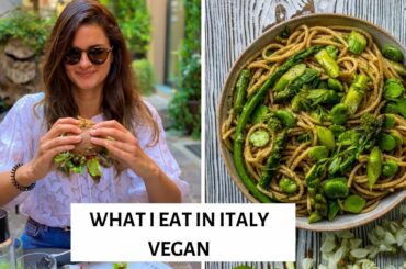 WHAT I ATE IN ITALY// EASY HEALTHY VEGAN RECIPES