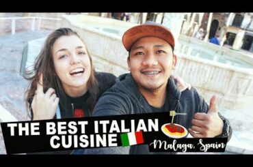 THE BEST ITALIAN FOOD | Travel MALAGA, Spain - Travel Story 18