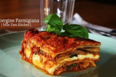 Authentic Italian Aubergine Parmigiana