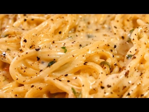 spaghetti with the best and easiest CHEESE sauce – Tasty food recipes for dinner spaghetti with the best and easiest CHEESE sauce - Tasty food recipes for dinner