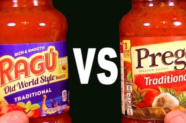 RAGÚ vs. PREGO Italian Pasta Sauce - FoodFights Very Best Spaghetti with out Meatballs Live Review