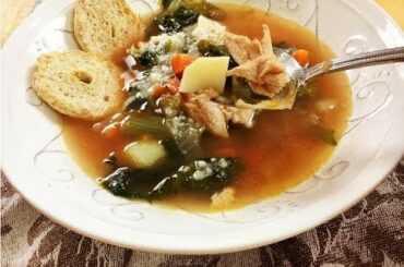 Turkey and Escarole Soup - Rossella's Cooking with Nonna
