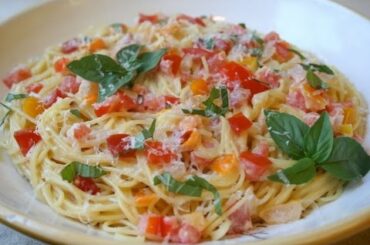 Angel Hair With Balsamic Tomatoes | Italian Recipes | EASY TO LEARN | QUICK RECIPES