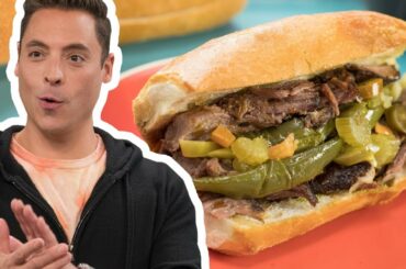Jeff Mauro Makes an Italian Beef Sandwich | Food Network