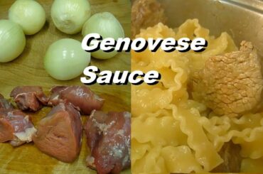 Sauce for Pasta Genovese Sauce Italian Food