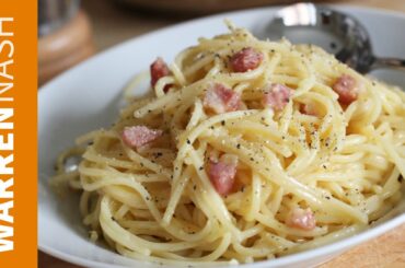 Italians react to my non traditional Carbonara - Dramatic events - Recipes by Warren Nash