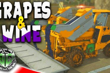 PURE FARMING 2018 : Grape Harvesting & Wine! Italy Scenario : Pure Farming 2018 Gameplay
