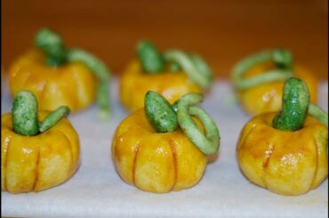 Almond Paste Pumpkin Halloween Recipe - How to Cook Real Italian Food from my Italian Kitchen