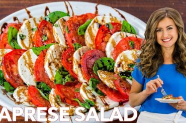 Easy Caprese Salad Recipe with Balsamic Glaze