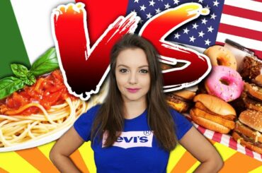 ITALY vs USA - FOOD! [SUB ITA]